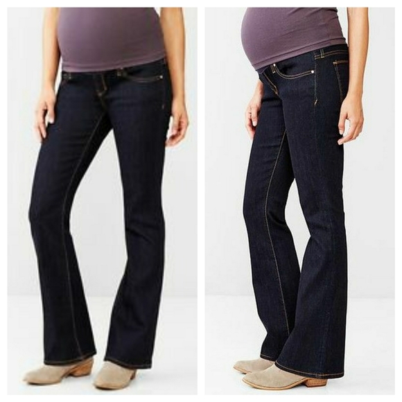 GAP Denim - Like 🆕 GAP Maternity Sexy Boot Pull On Dark Wash